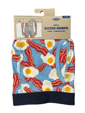 Mens Bacon & Eggs Boxer Briefs - Size Extra Large XL - Old Navy - NWT